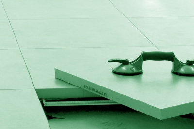 What is raised floor system?